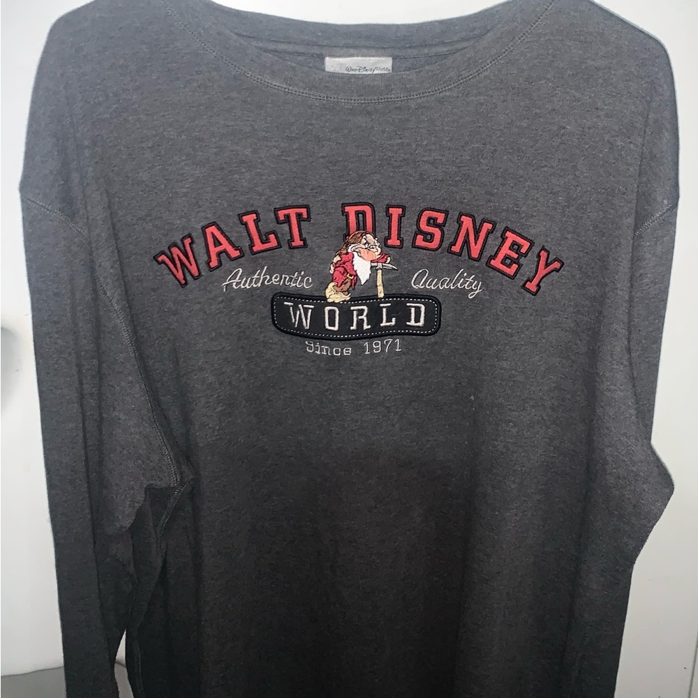 Vintage Disney Grumpy Embroidered Sz XL Sweatshirt -